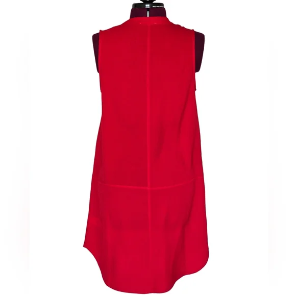 Lush Vibrant Red Sleeveless Midi Dress - Picture 2 of 9